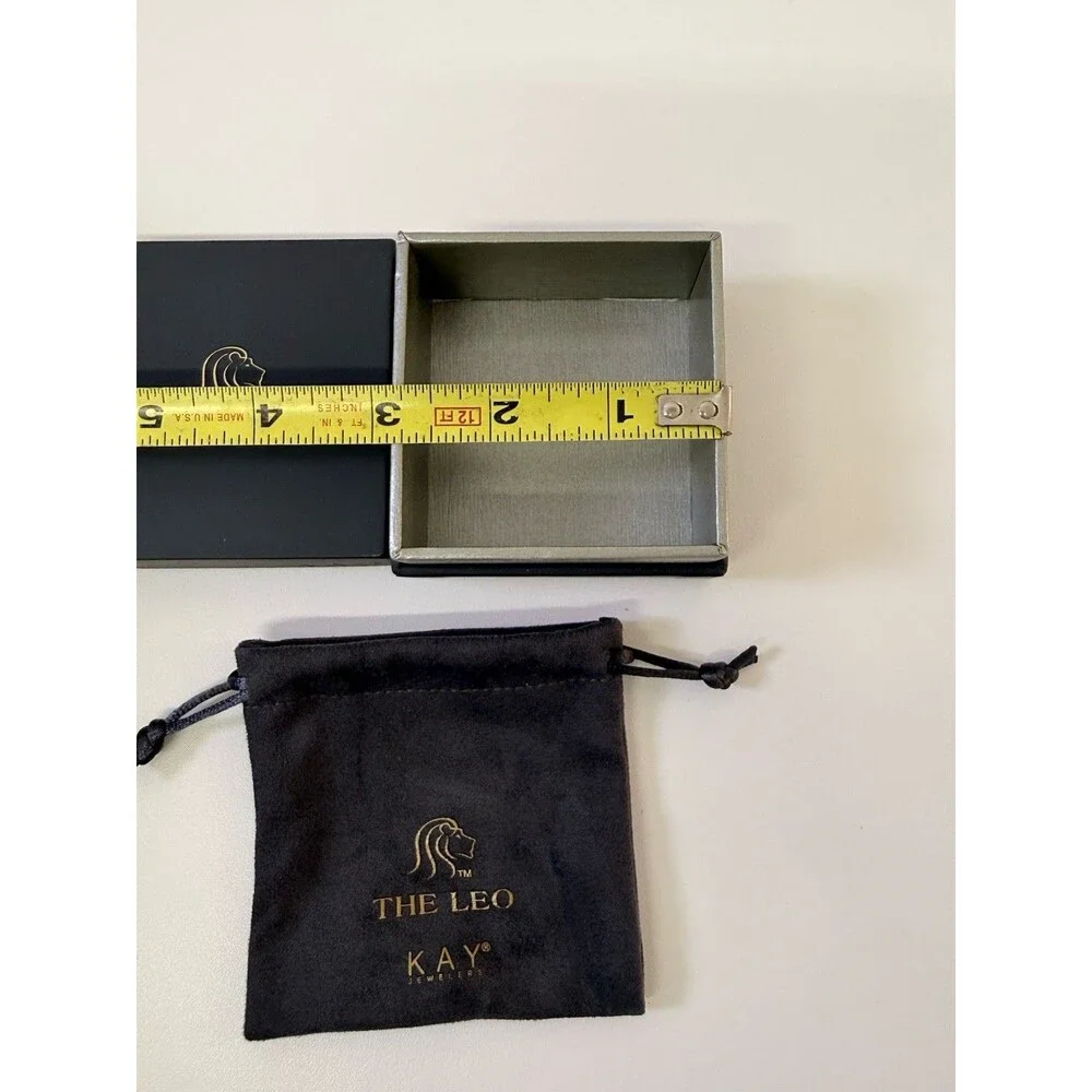 The Leo Jewelry Presentation Box With Jewlery Cloth Bag Pouch Kay Jewelers